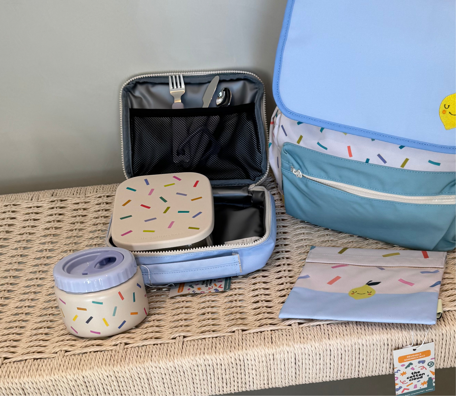 Confetti back to school set of 9 pieces