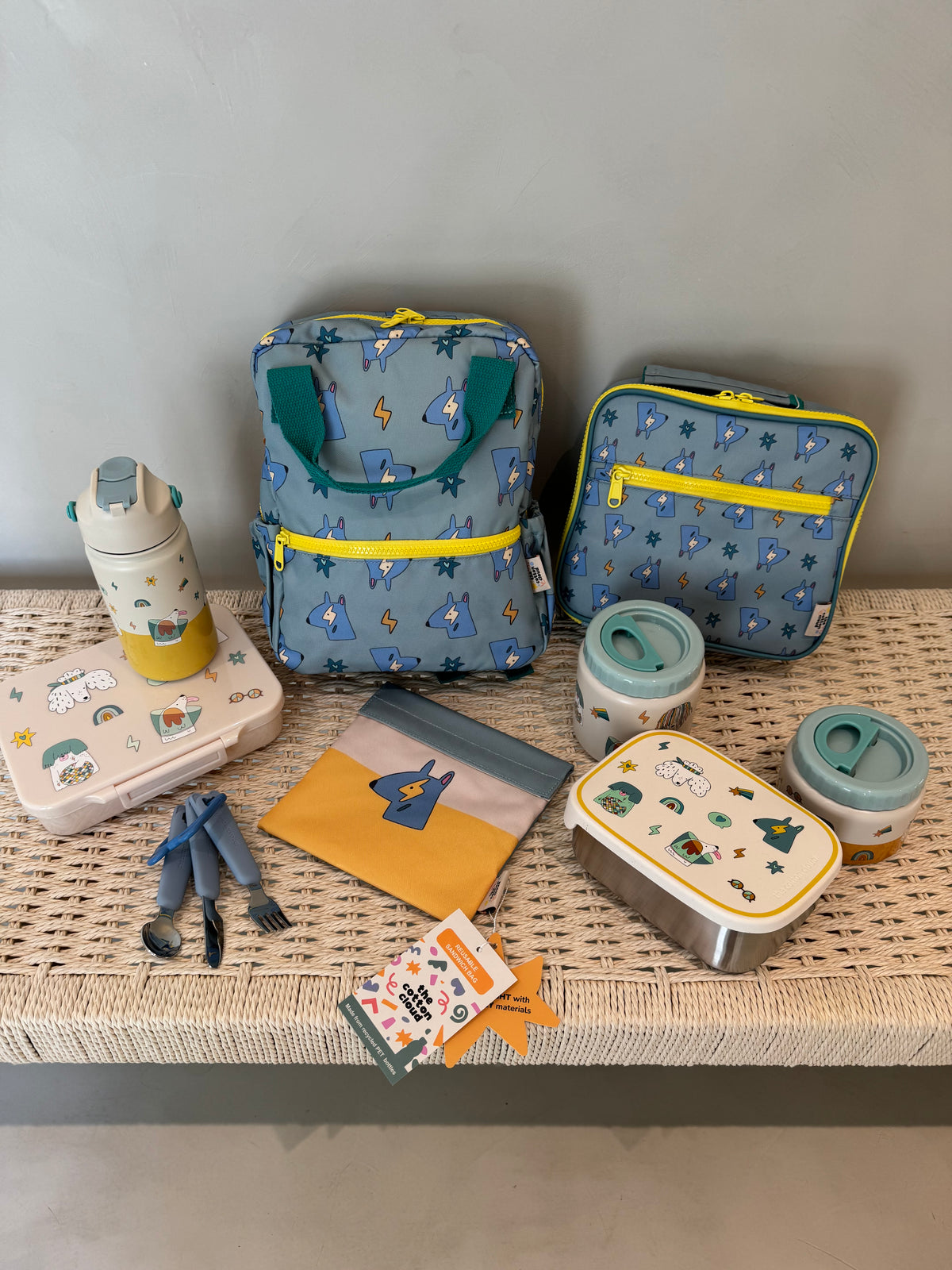 Funky dogs set (set of 9 pieces)