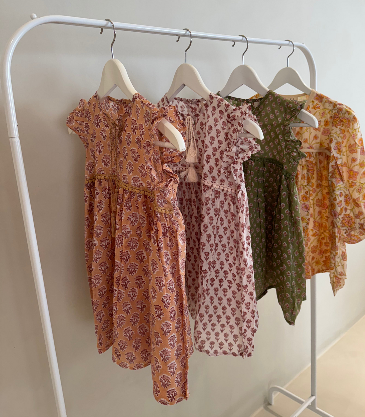 little bohemian dress in mustard