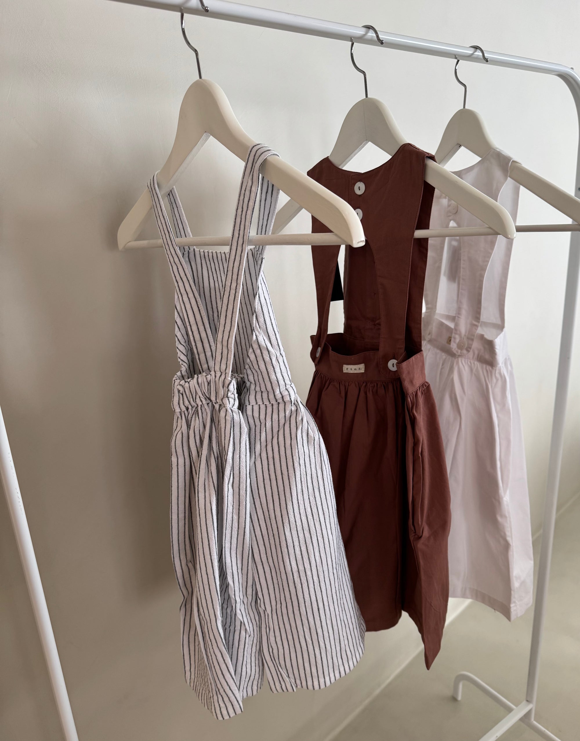 apron stripe dress