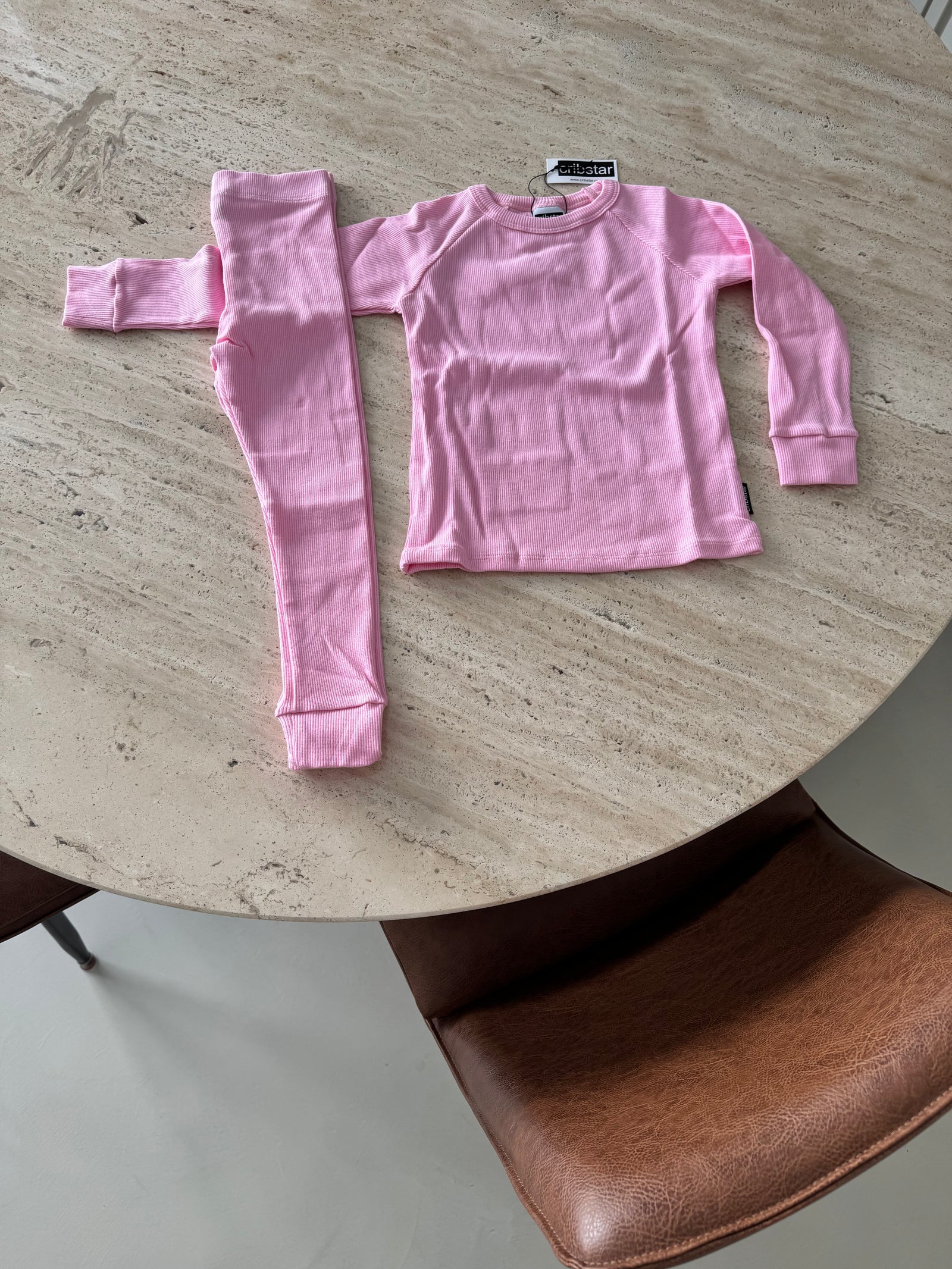 crib star pink set
