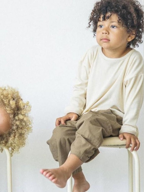 Cargo pants in khaki