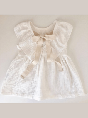 Muslin tie back dress